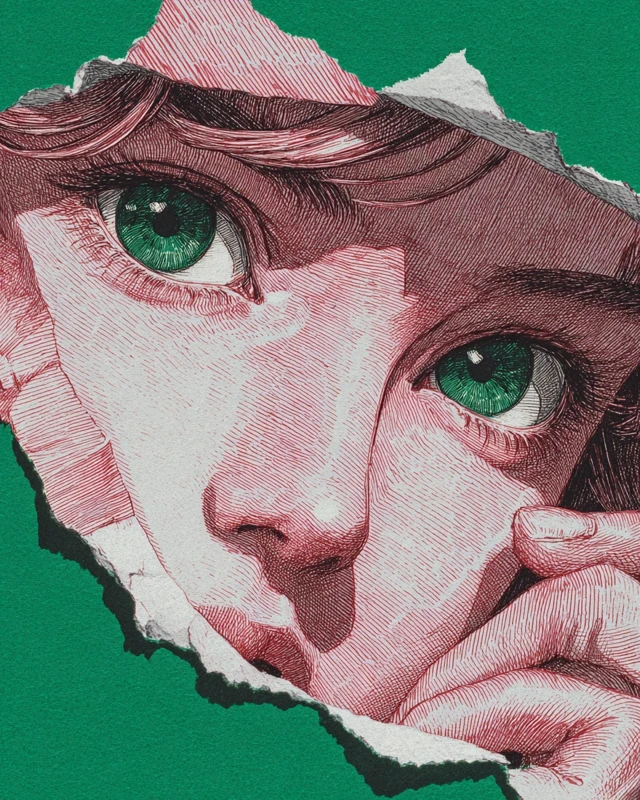 Sailor Jupiter Art Peeking Out Manga Style