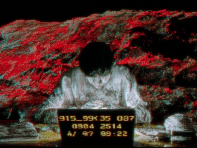 Digital Artist Creating Art Glitch Effect