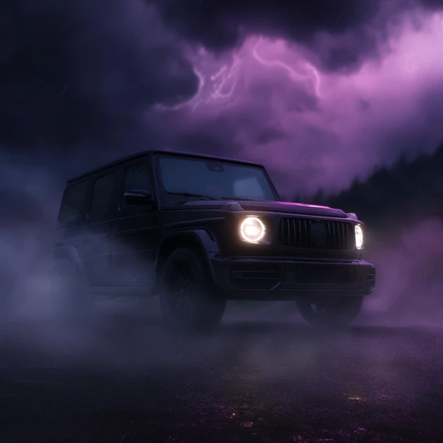 Mercedes G-Class BRABUS in a Storm