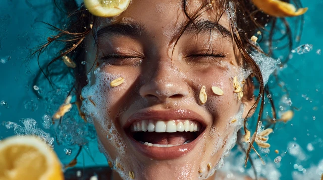 Skincare Portrait Radiant Beauty Fresh Cleansing