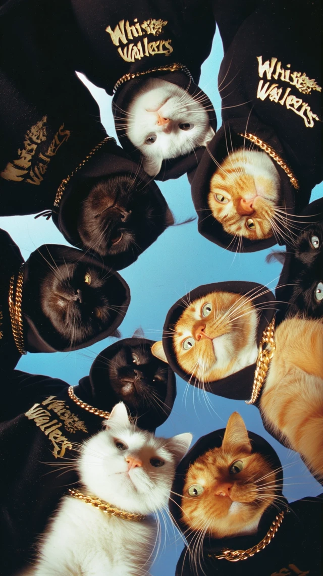 Cool Cats in Hoodies: The Whisker Wailers