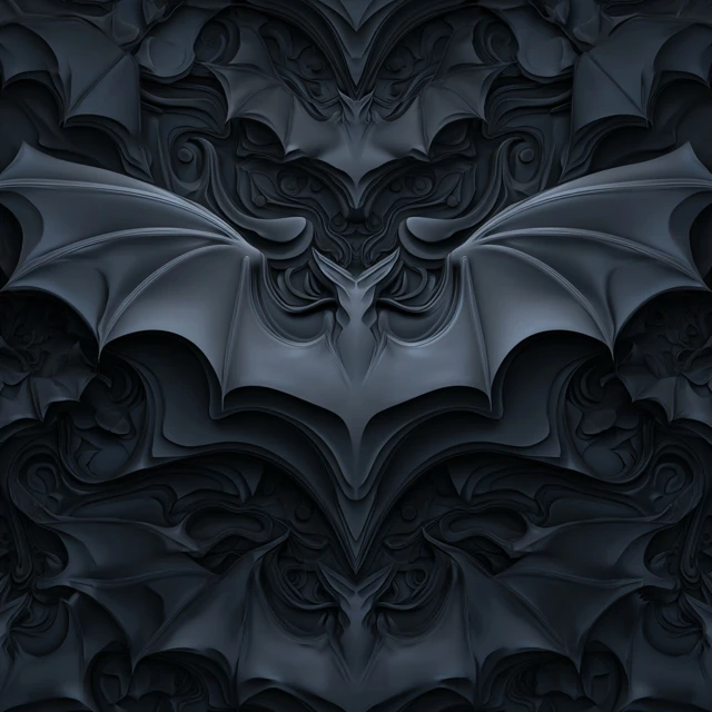 Dark Bat Abstract Background Illustration