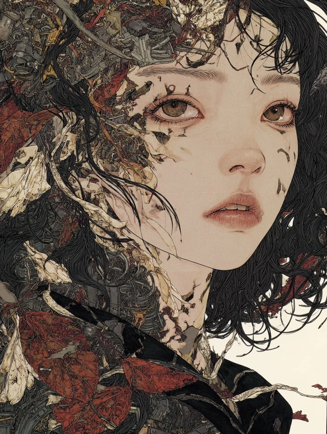 Grotesque Illustration Art Dark and Scary