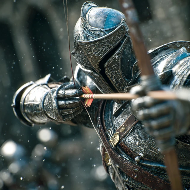 Realistic Knight Defending Against an Arrow
