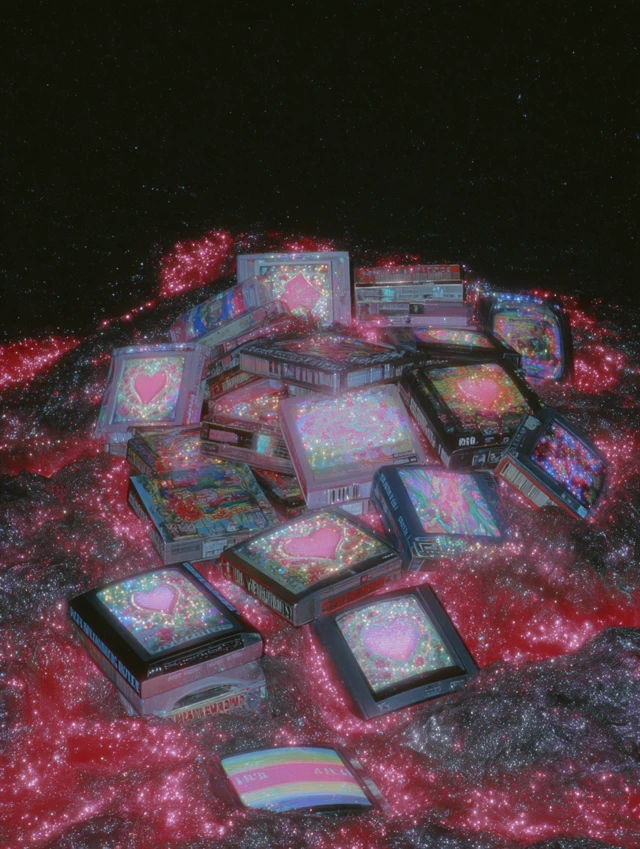 Dreamlike Bedroom Vaporwave Aesthetic Retro Vibe