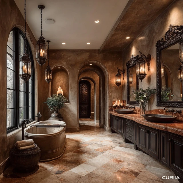 Luxury Mediterranean Bathroom Design Ideas