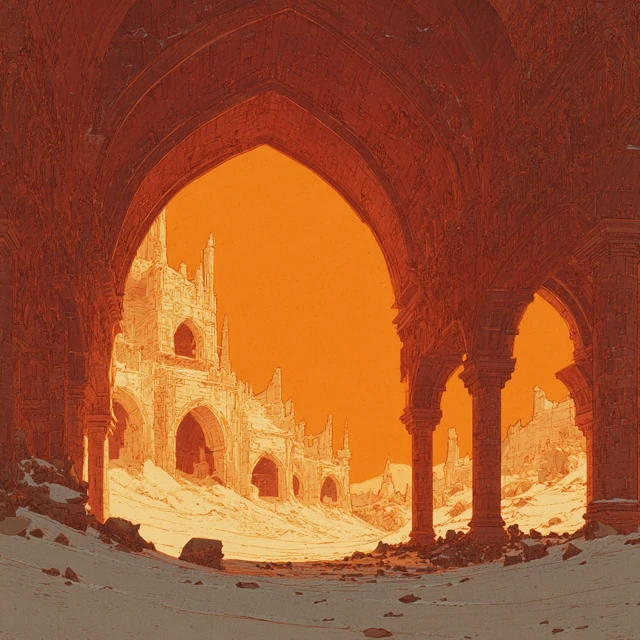 PostApocalyptic Palace Desert View Anato Finnsatrk