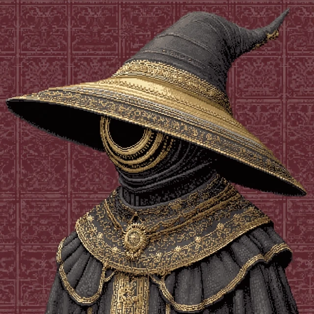 Pixel Art Black Mage Xenoglossy FFXIV