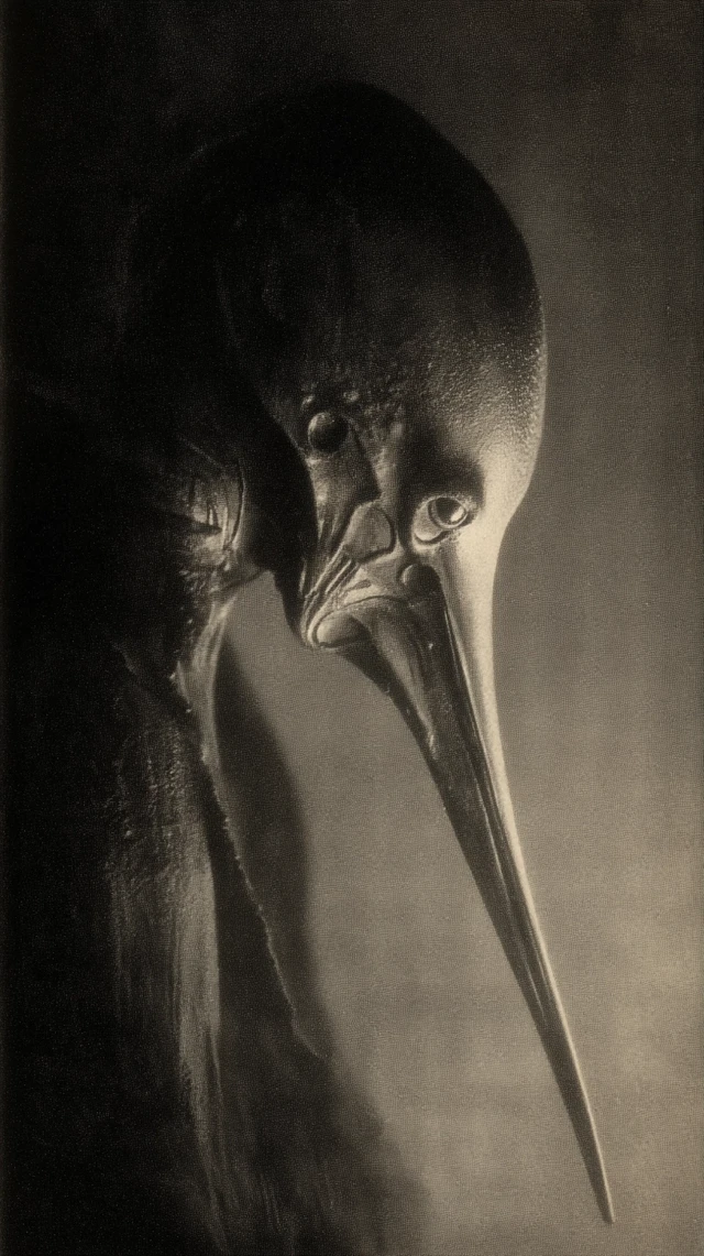 Creepy Hummingbird from a 1920s Horror Film