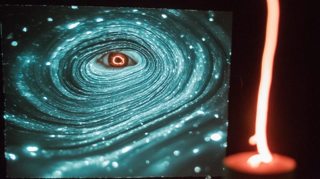 Cosmic Eye A Tempest of Braided Filaments