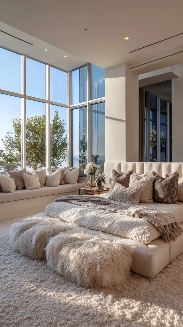 Luxury Bedroom in California with Stunning Views