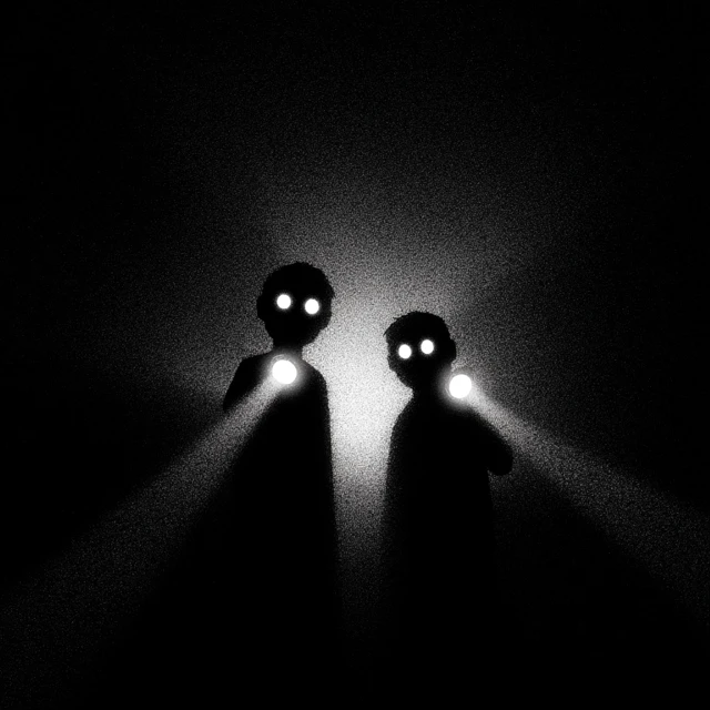 Anime Silhouettes in Darkness