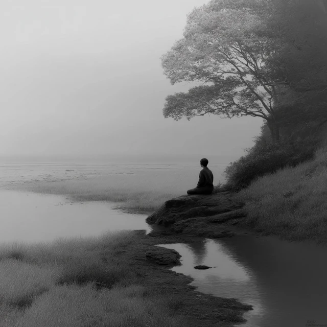 Serene Sunset Meditation