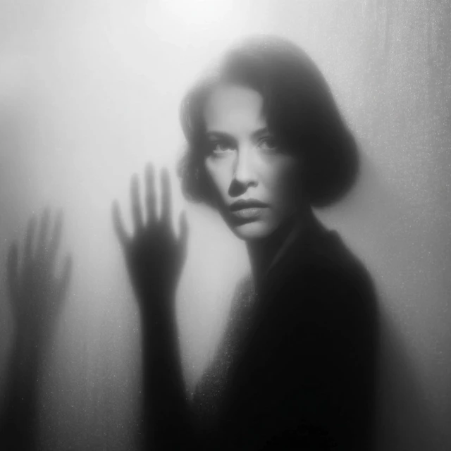 Gillian Anderson Agent Scully Black and White Photography