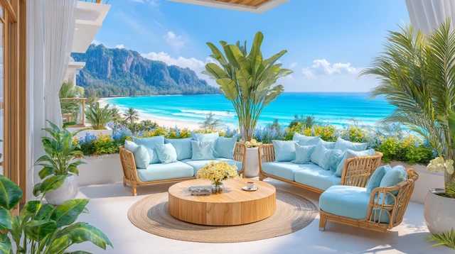 Luxury Beachfront Villa Tropical Paradise