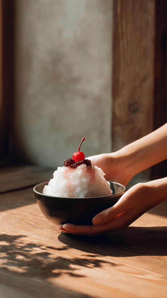 Patbingsu Korean Shaved Ice Dessert Photo