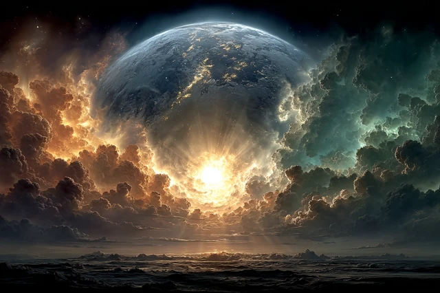 Celestial Fantasy Art Planets Mythology