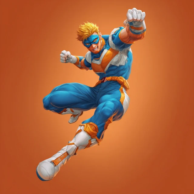 Jump Punch Superhero High Jumper
