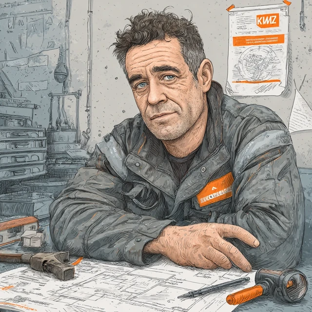 Industrial Employee Portrait KMEZ Plant