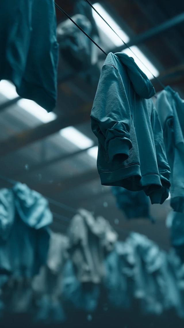 Factory Chaos Flying Hoodies Cinematic Shot