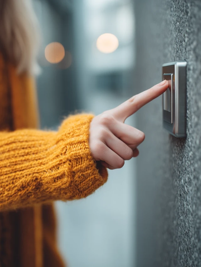 Delivery Promo Image Doorbell Press Noon Lunchtime