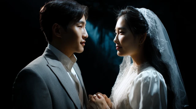 Chinese Proposal Scene Dramatic Romance