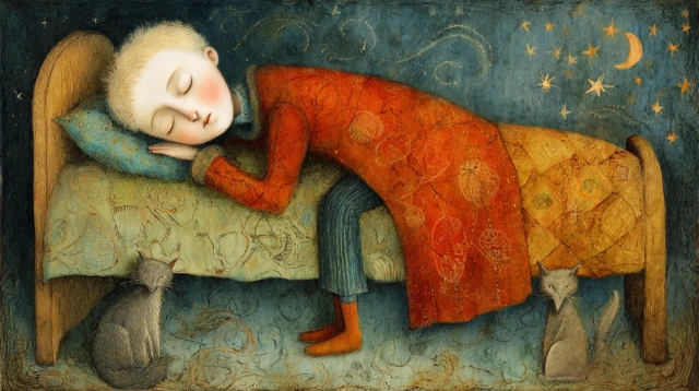 Lucid Dreams Vintage Illustration
