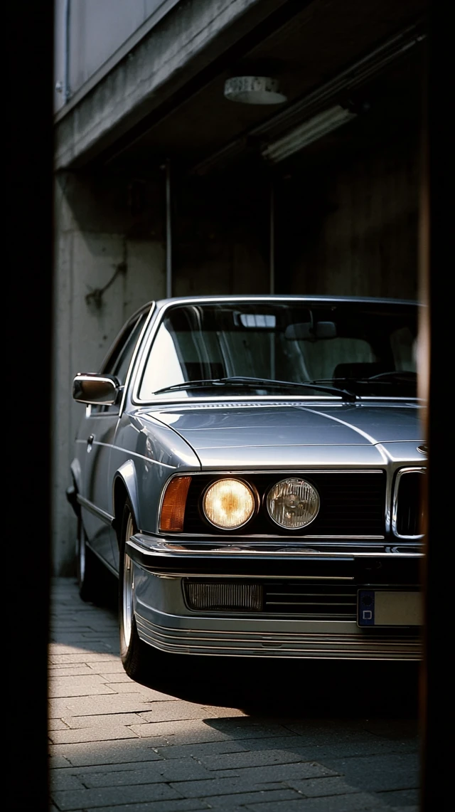 BMW 1980s Classic Car Garage Munich