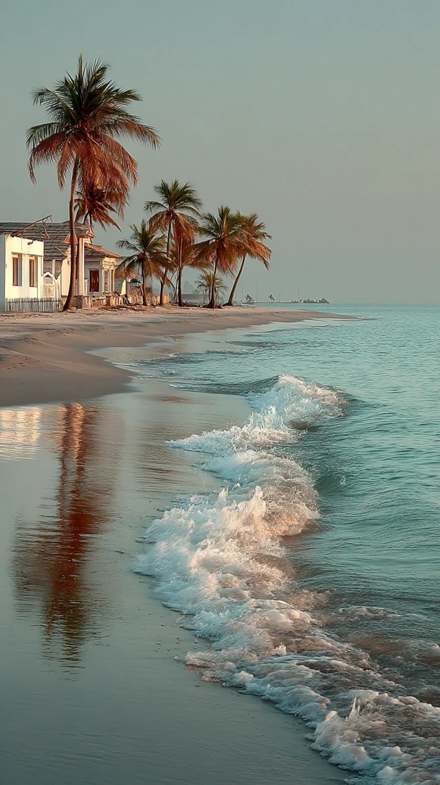 Kuakata Beach Bangladesh Golden Hour Scenic View