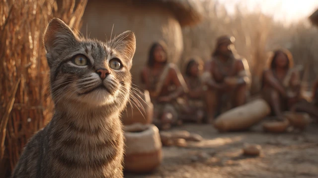 Neolithic Cat: A Photo-Realistic Image