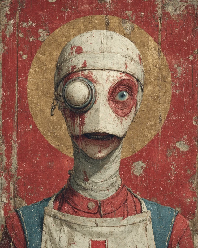 Dead Ringers Bizarre Surreal Grindhouse Art