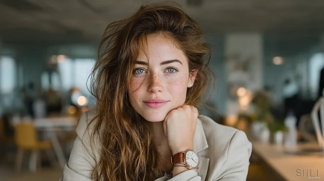 Professional Portrait of a Young Businesswoman