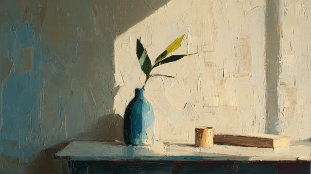 Abstract Impressionist Still Life Painting