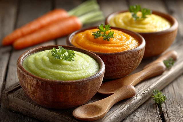 Healthy Baby Food Vegetable Puree Organic Recipes