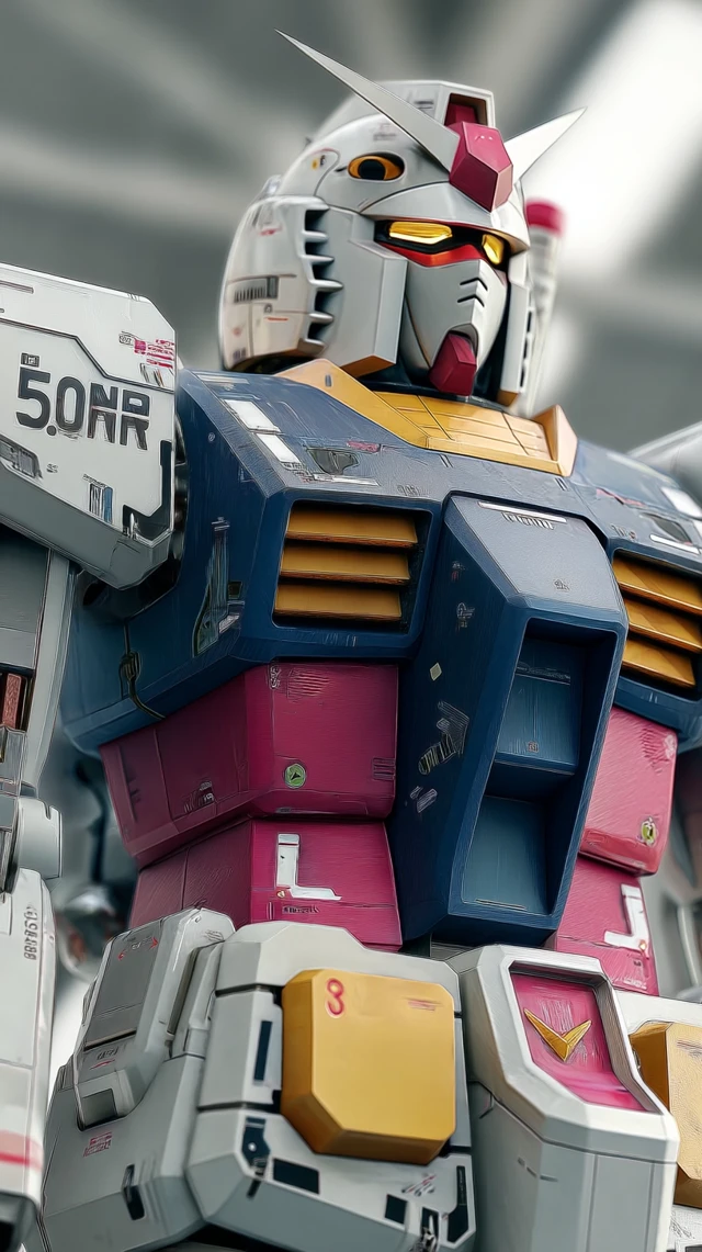 Photorealistic Gundam RX-78-2