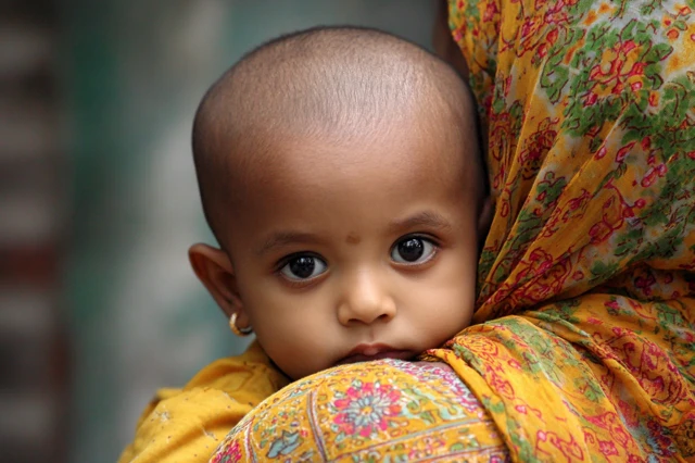 Indian Baby Portrait in Kolkata