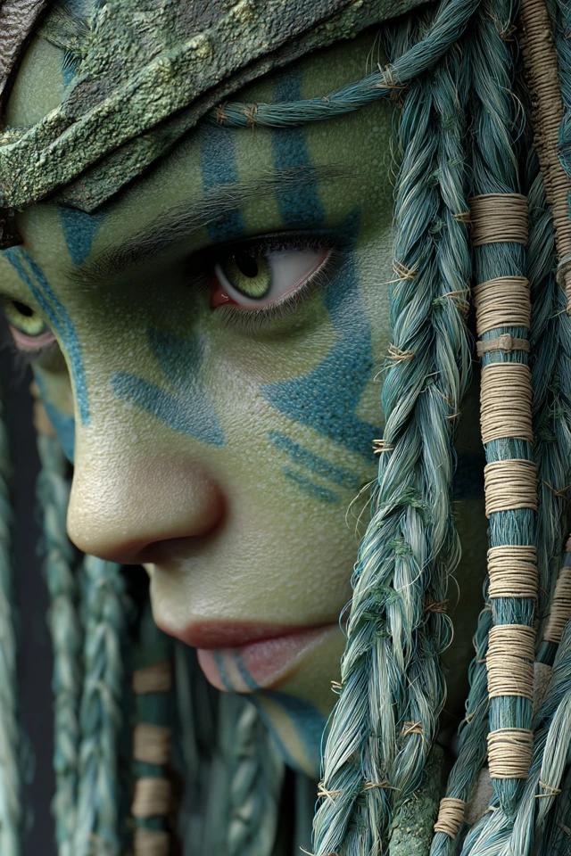 Final Fantasy Plantwoman Character Concept Art