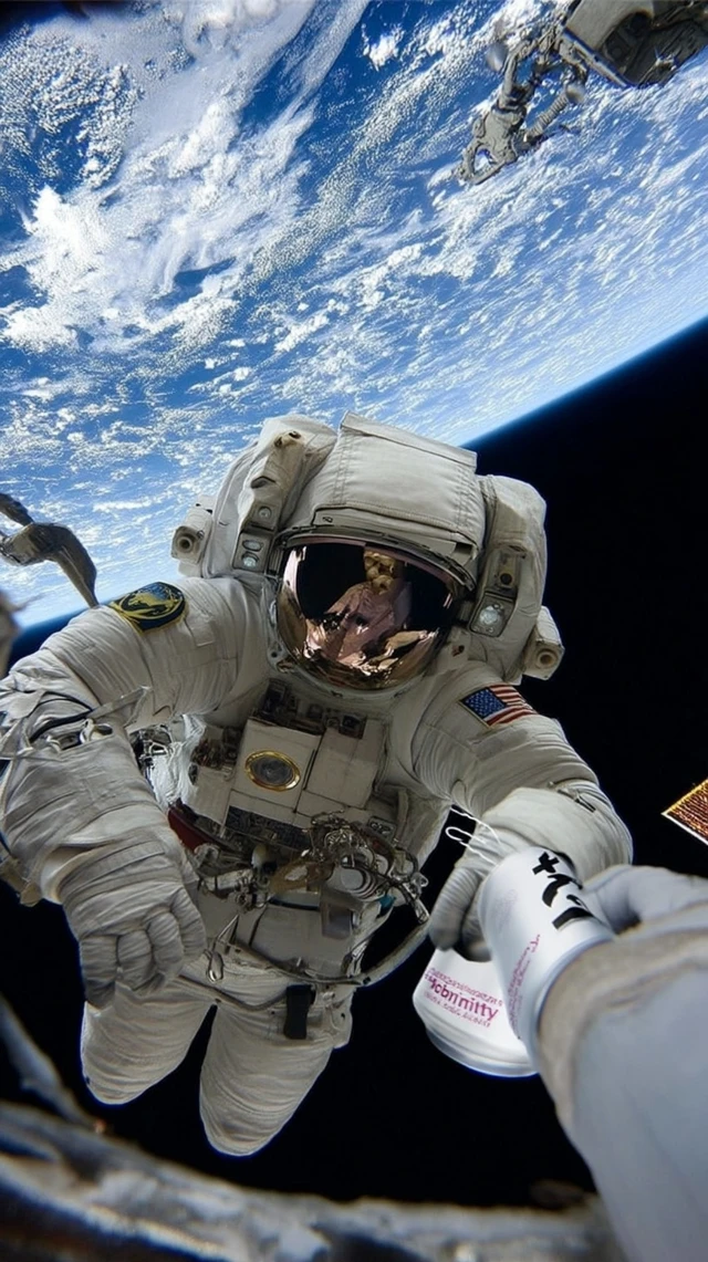 Astronaut in Space Energy Drink Raspberry Mint