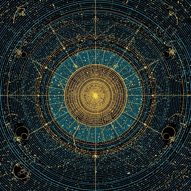 Celestial Geometry Astral Plane Illustration
