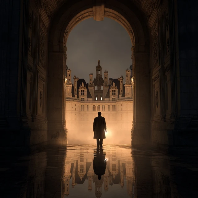 Mysterious Man in Chamber Fantasy Adventure