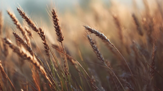 Wheat Closeup Photography Warm Light Texture