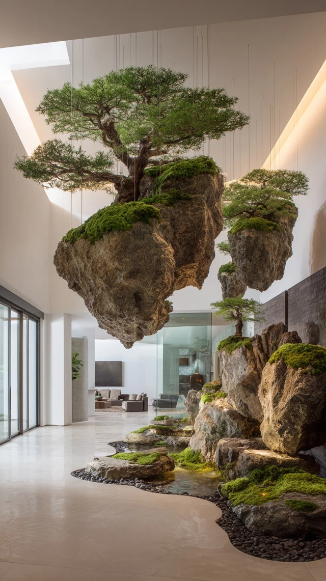 Modern Bonsai Tree Elegant Home Decor