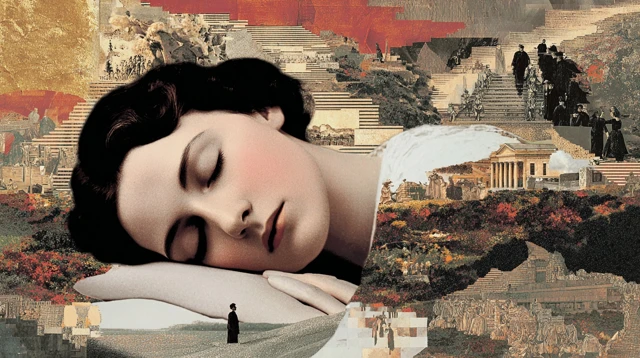 Dada Collage AI Dream Life and Escapism