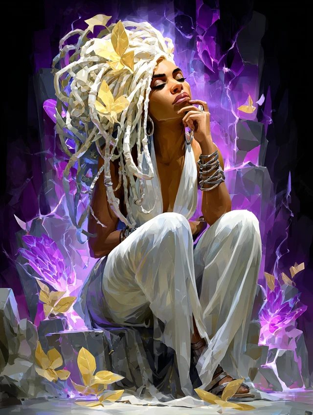 Greek African Oracle Art