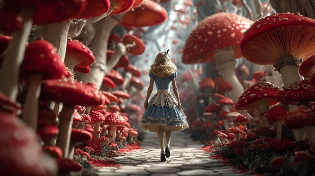 Alice in Wonderland Through Alices Eyes