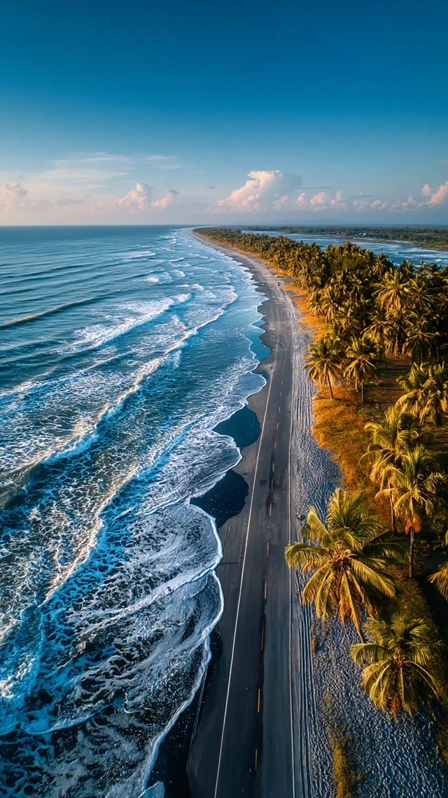 Kuakata Beach Bangladesh Golden Hour Scenic View