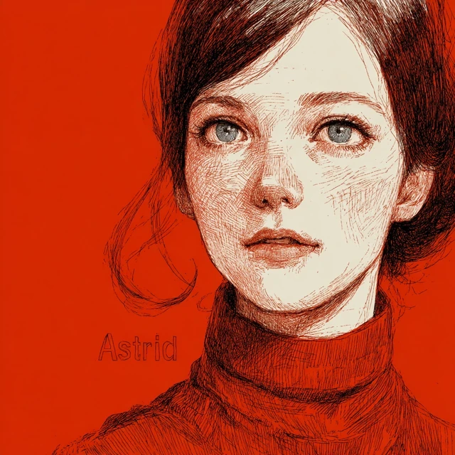 Astrid Portrait Art