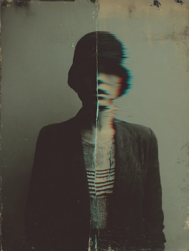 Uncanny Portrait Glitch Effect