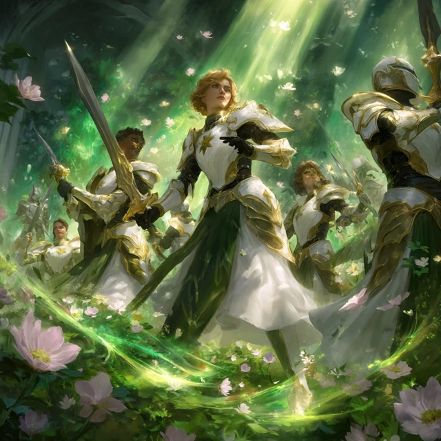 Dawn Battlefield Warriors Fantasy Art