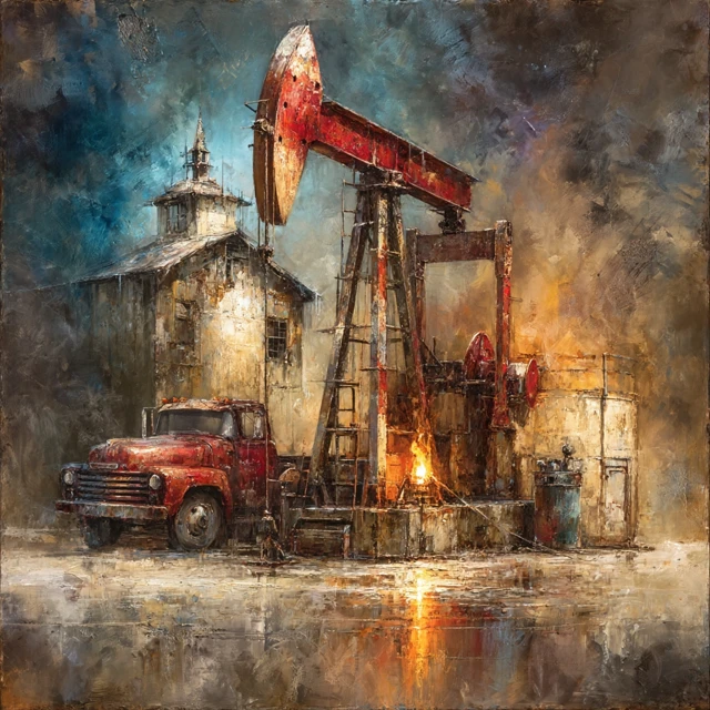 Oilfield Art Grit Beauty and Industry